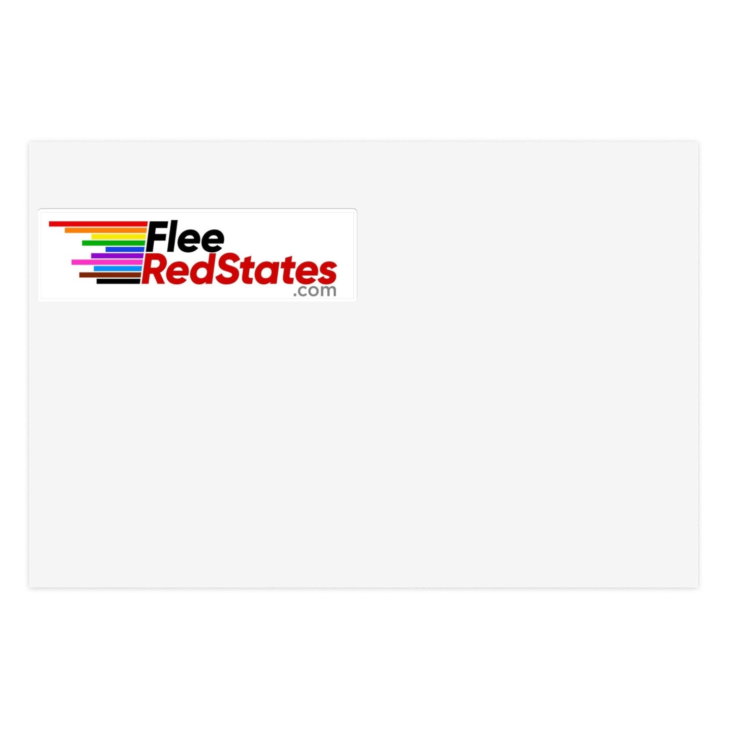 Flee Red States - Proud Sticker Sheet - LGBTQ+ Pride Stickers for Self-Expression