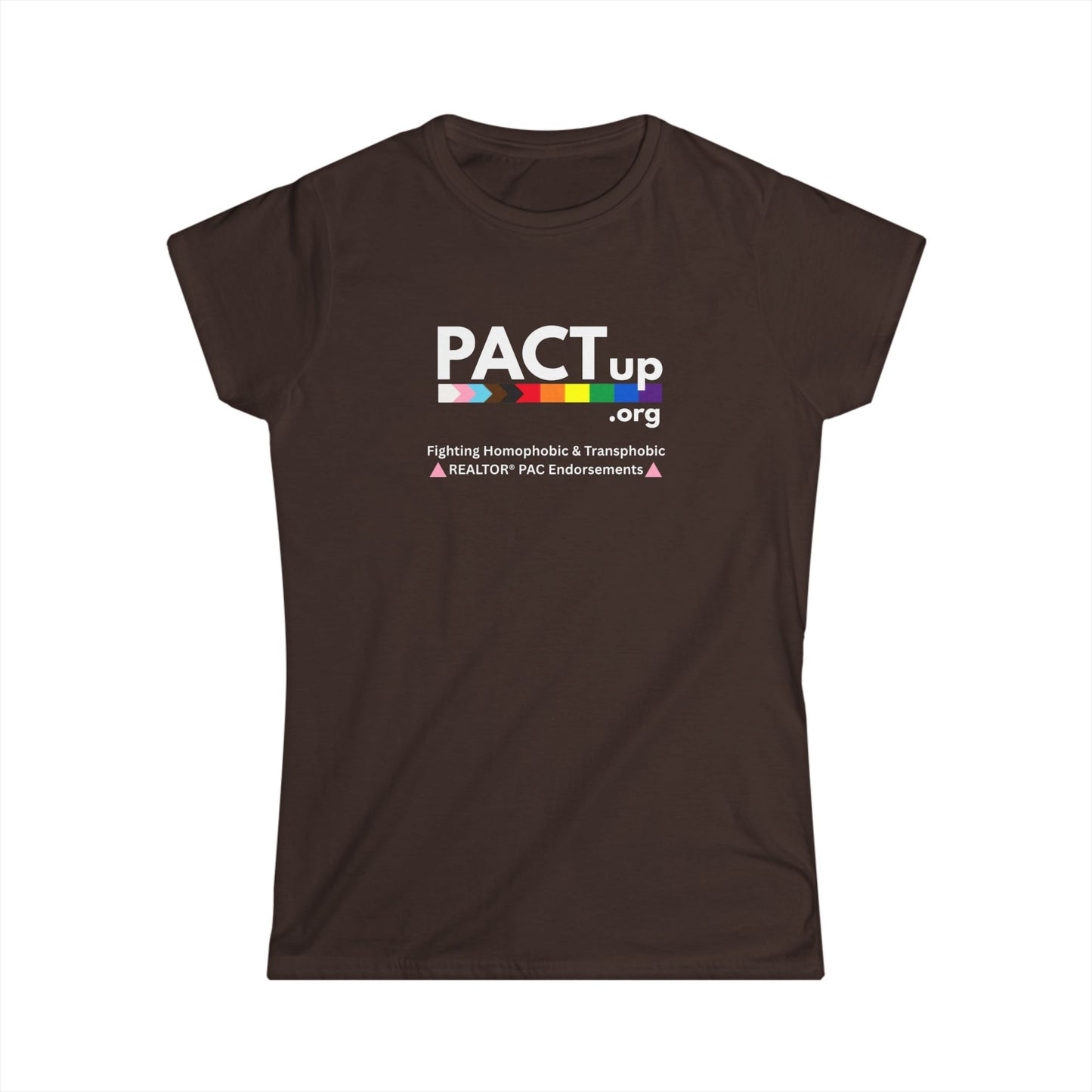 Copy of PACT Up - LGBTQ PRIDE - Women's Softstyle Tee