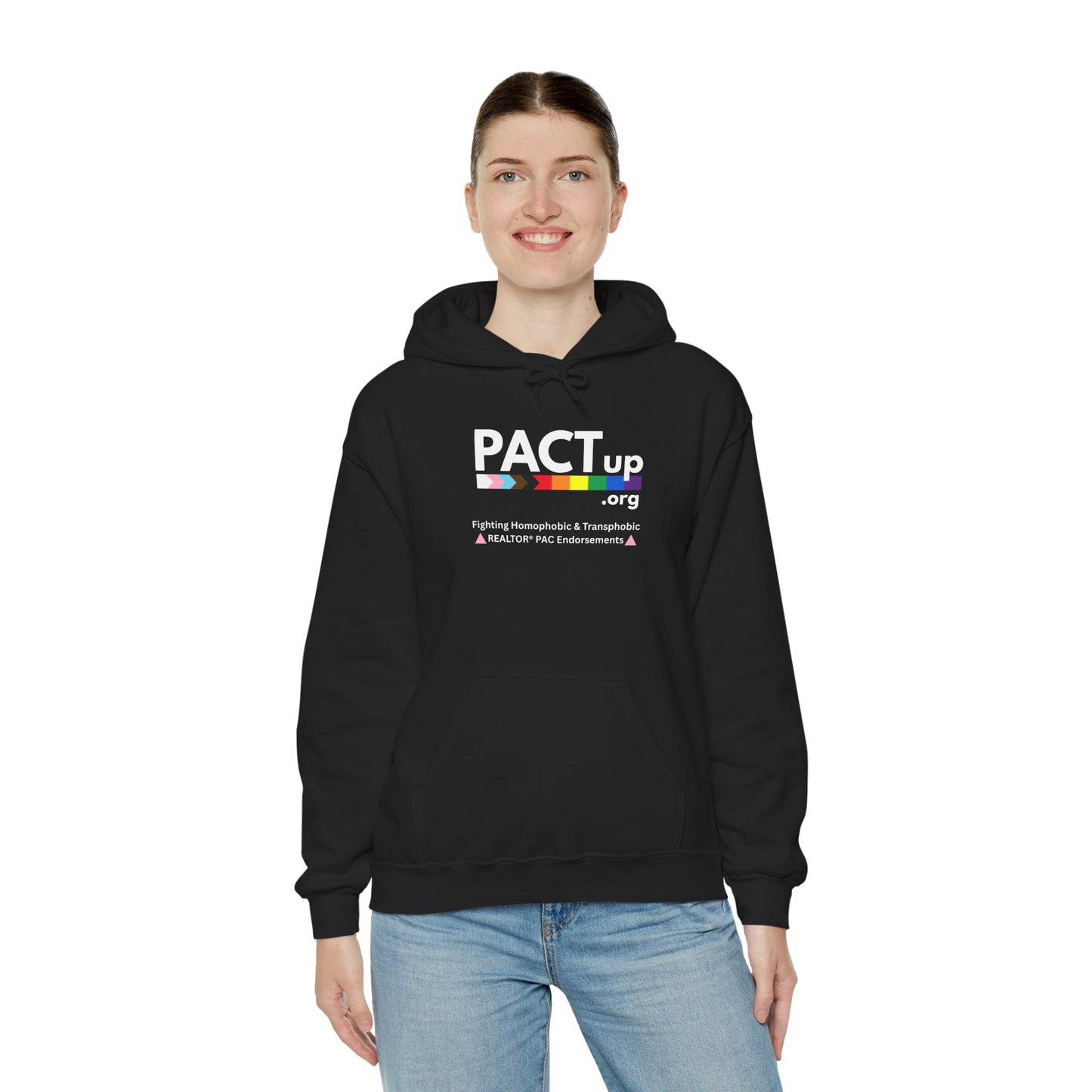 PACTup - Pride Advocacy , LGBTQ+Unisex Heavy Blend™ Hoodie, LGBTQ+ Support Sweatshirt, Comfortable Casual Wear, Perfect for Awareness Events, Gift for Allies [...]