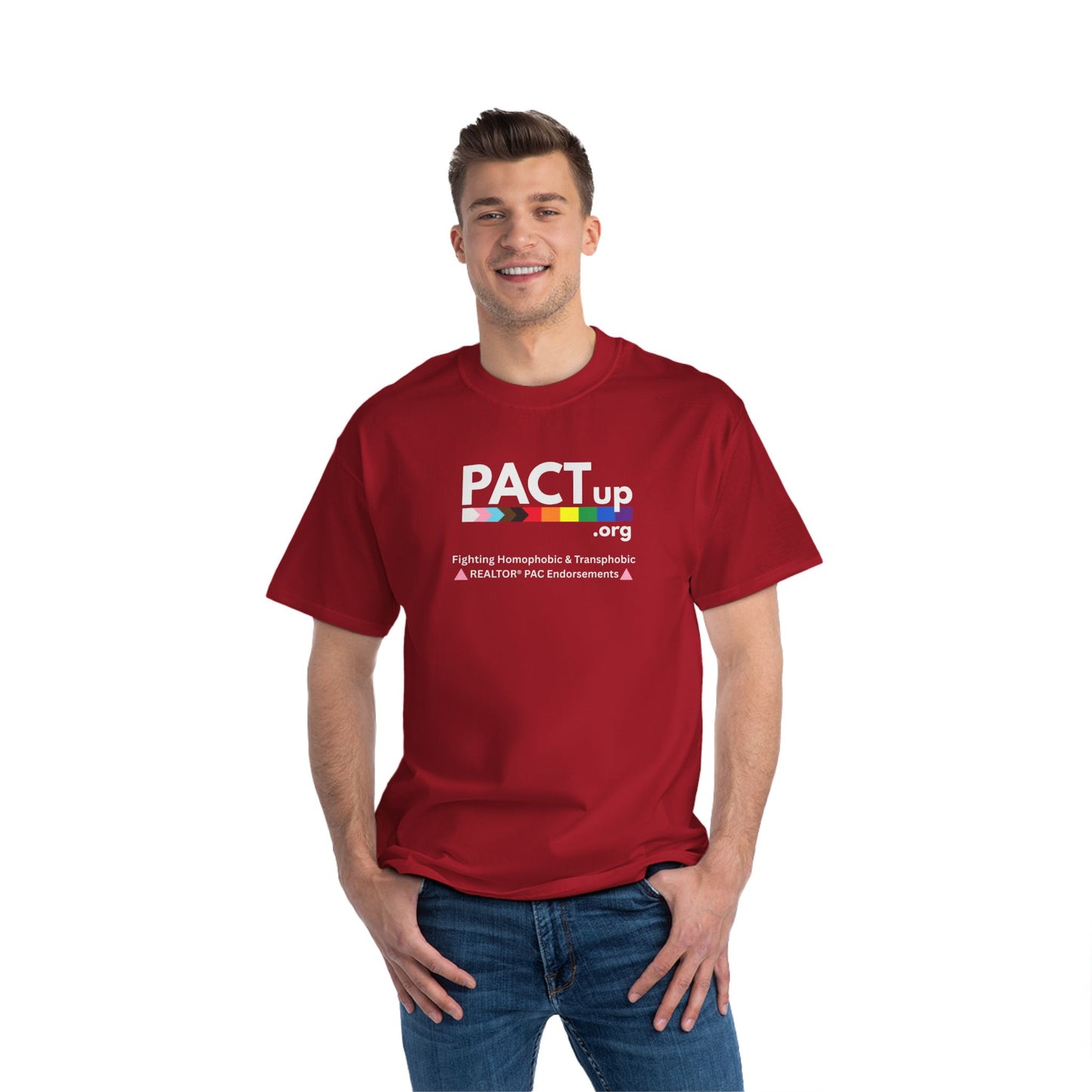 PACT Up -  S - 6XL -  LGBTQ+ Short-Sleeve T-Shirt, Rainbow Shirt, Pride Apparel, Equality Tee, Summer Fashion, Gift for Activists