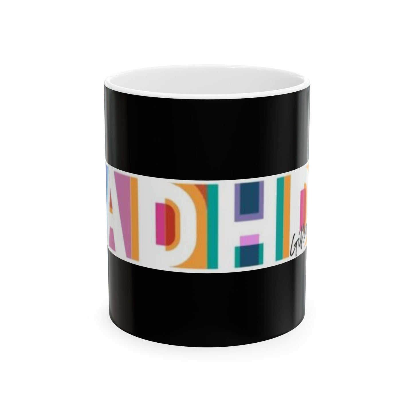 ADHD Gifted Pride Ceramic Mug, (11oz, 15oz)