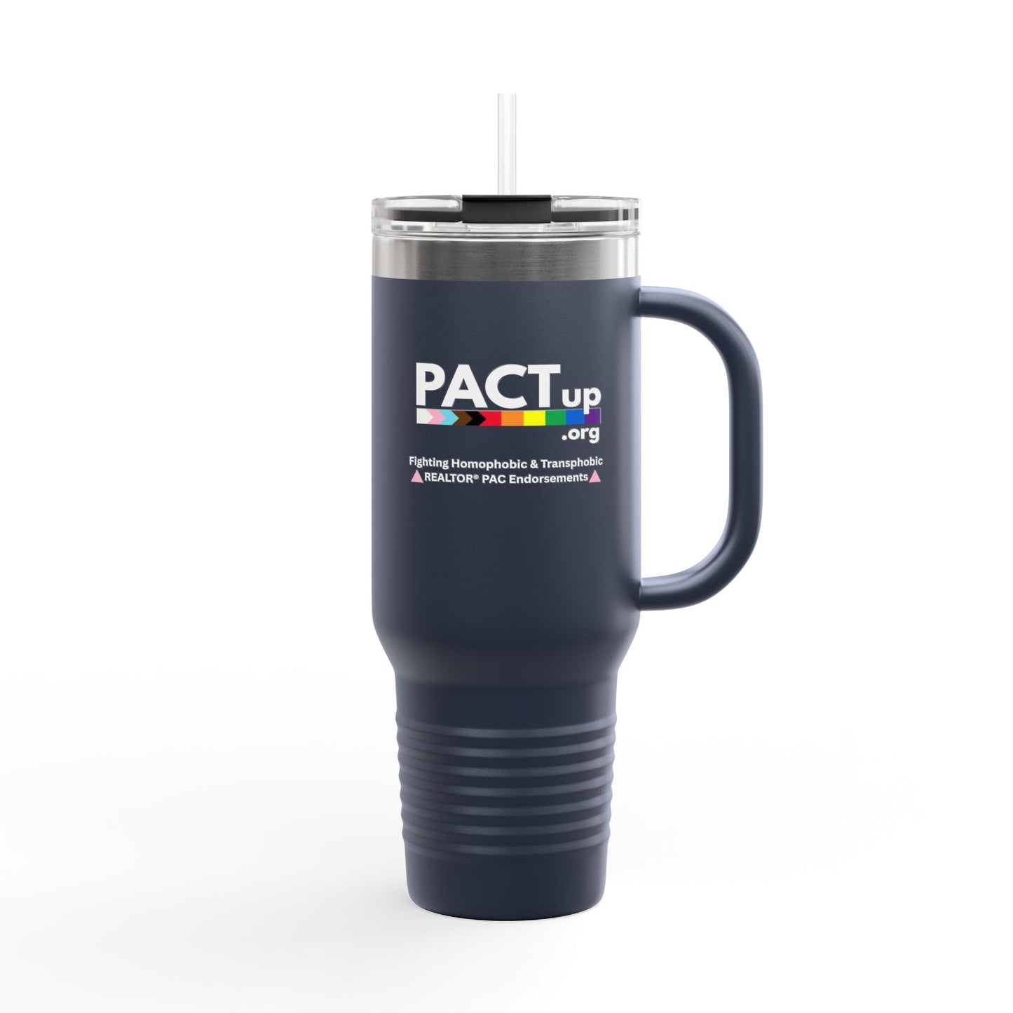 PACT Up -  LGBTQ PRIDE - 40oz Insulated Travel Mug - Perfect for Pride and Everyday Use