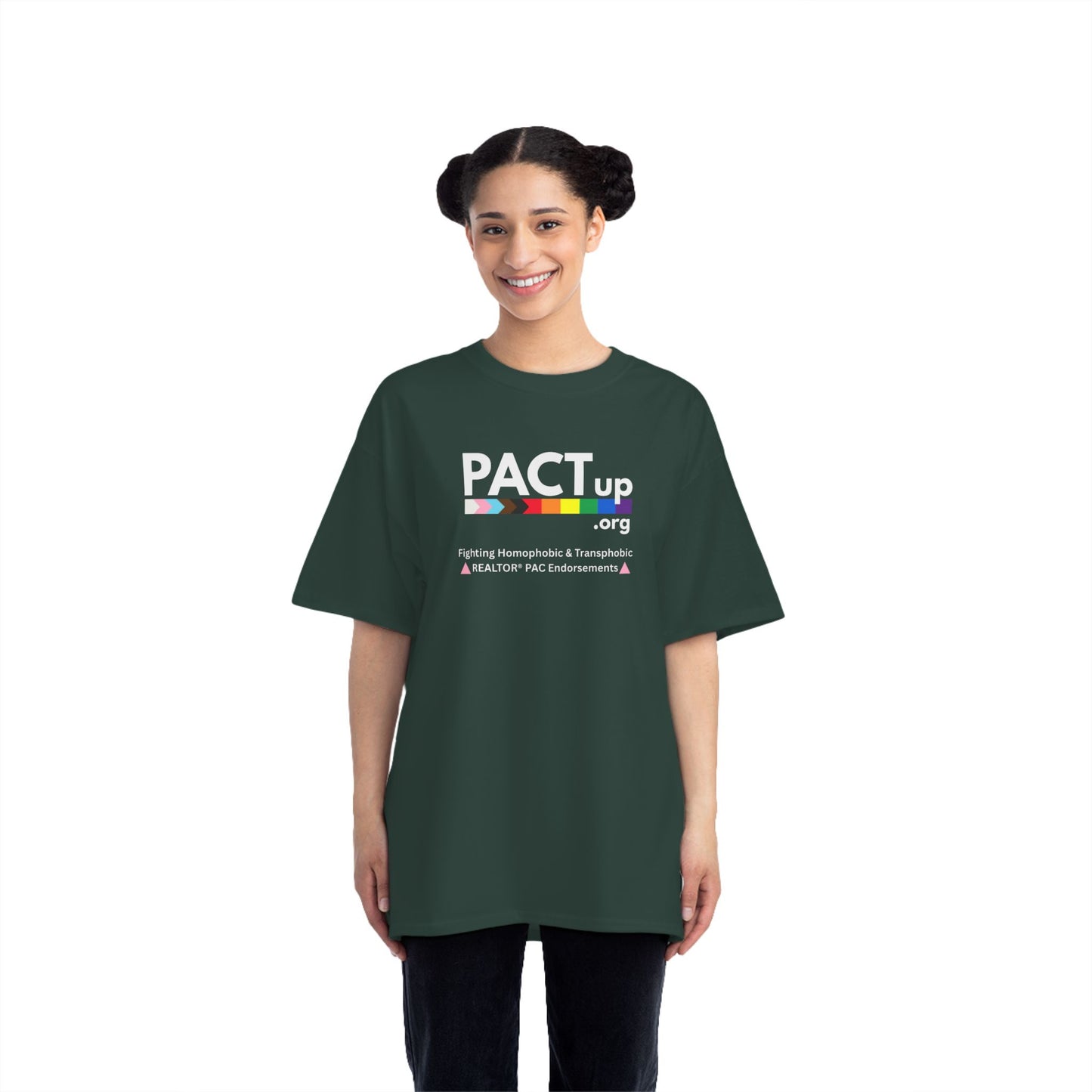 PACT Up -  S - 6XL -  LGBTQ+ Short-Sleeve T-Shirt, Rainbow Shirt, Pride Apparel, Equality Tee, Summer Fashion, Gift for Activists