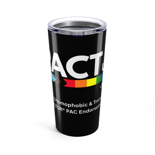 PACT UP - LGBTQ - Pride 20oz Tumbler - Celebrate Love & Inclusivity