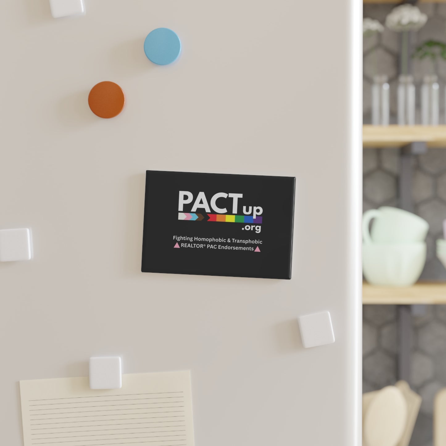 PACT Up - Proud Magnet - Rainbow LGBTQ+ Support