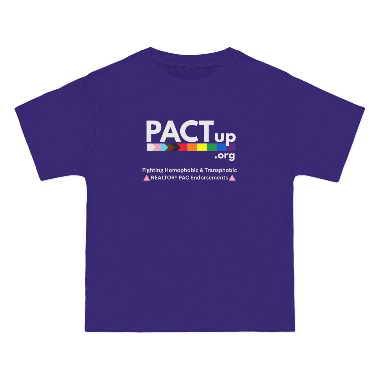 PACT Up -  S - 6XL -  LGBTQ+ Short-Sleeve T-Shirt, Rainbow Shirt, Pride Apparel, Equality Tee, Summer Fashion, Gift for Activists