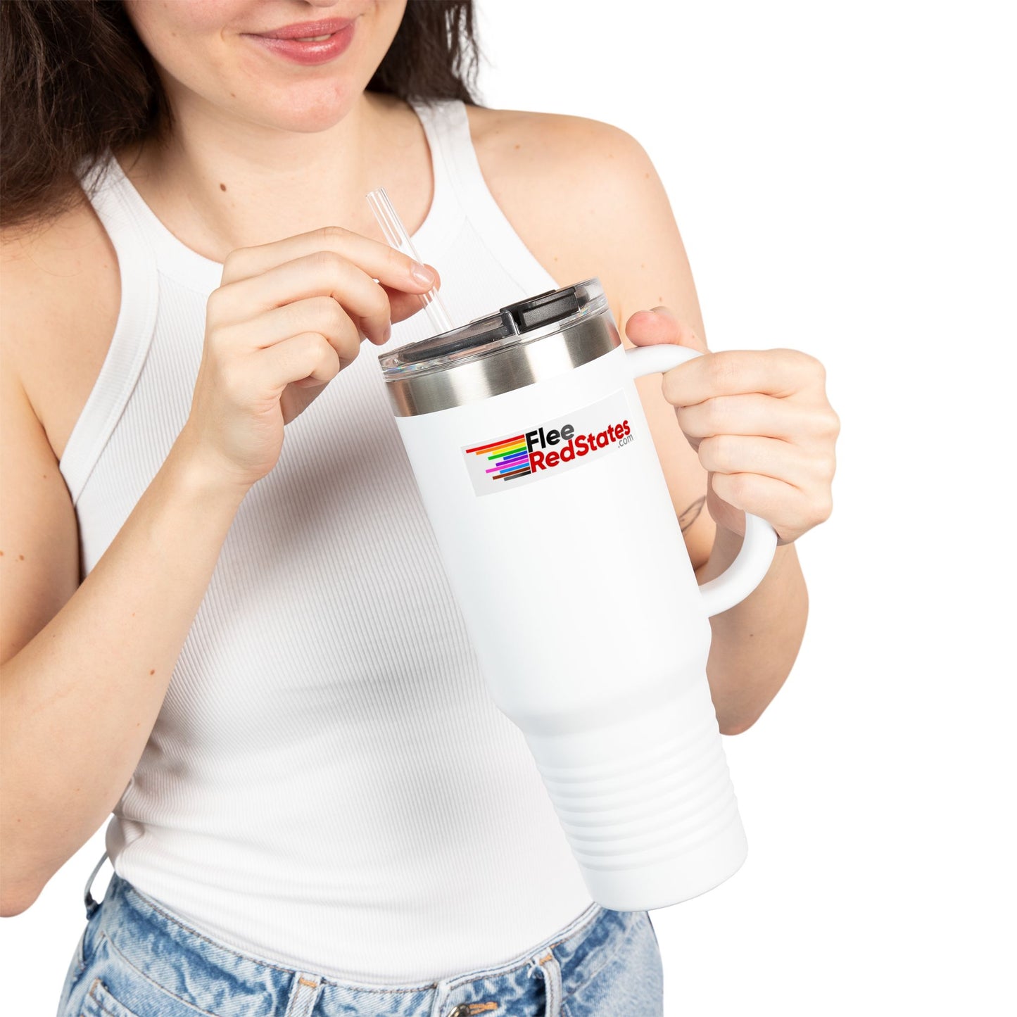 Copy of PACT Up -  LGBTQ PRIDE - 40oz Insulated Travel Mug - Perfect for Pride and Everyday Use