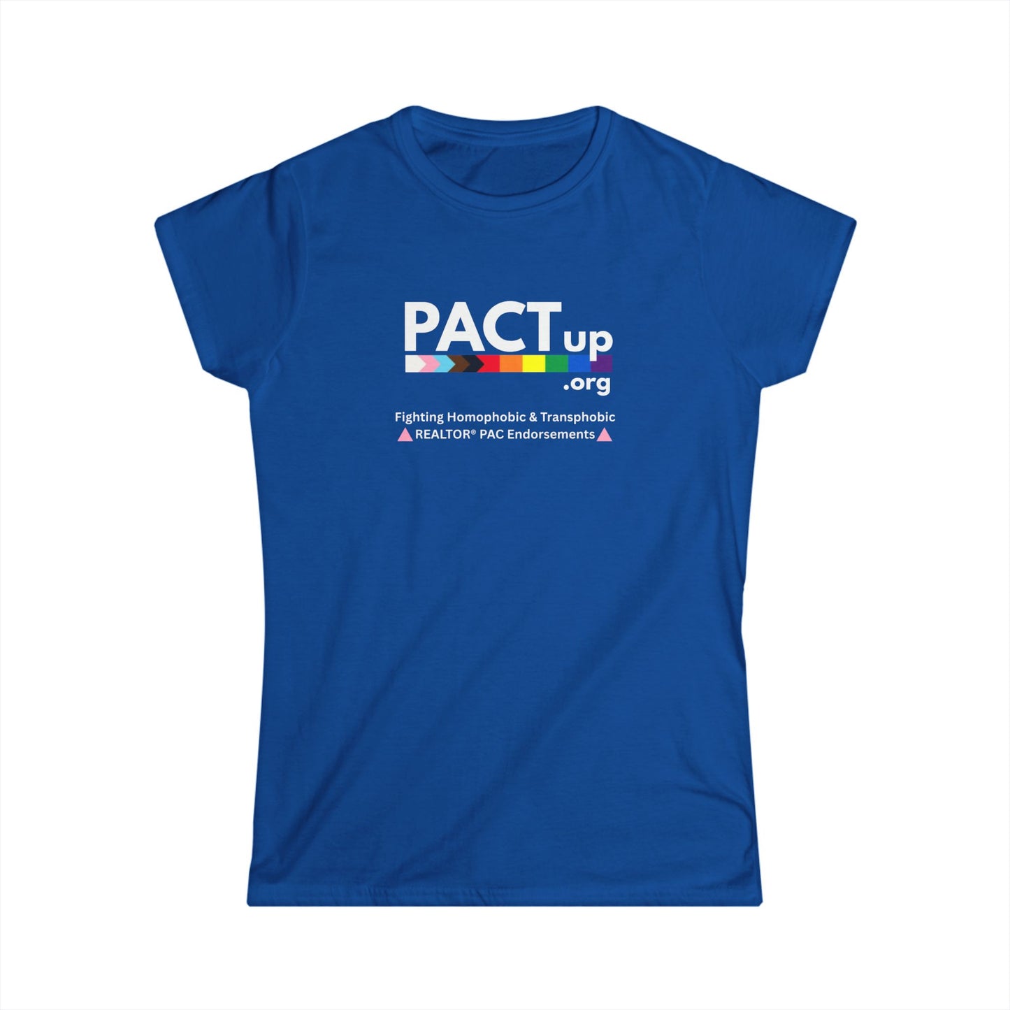 Copy of PACT Up - LGBTQ PRIDE - Women's Softstyle Tee