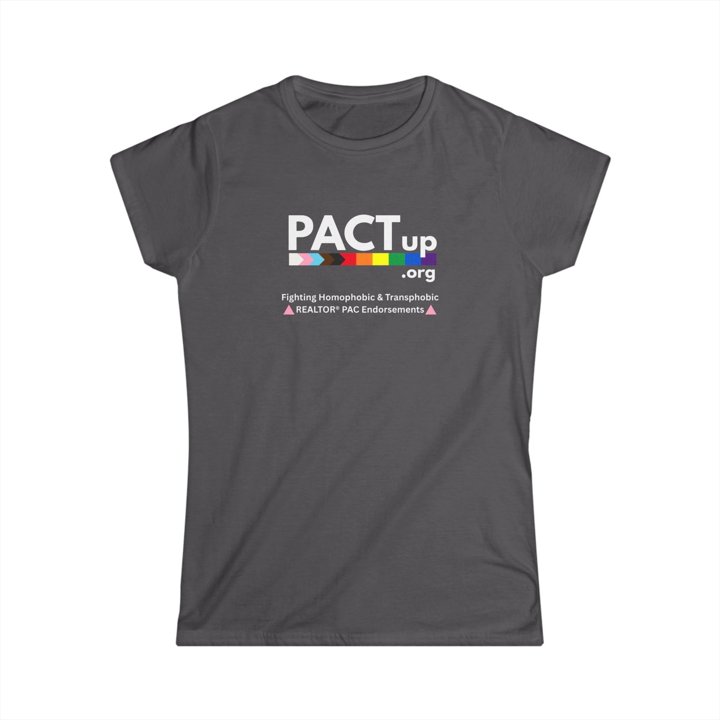 Copy of PACT Up - LGBTQ PRIDE - Women's Softstyle Tee