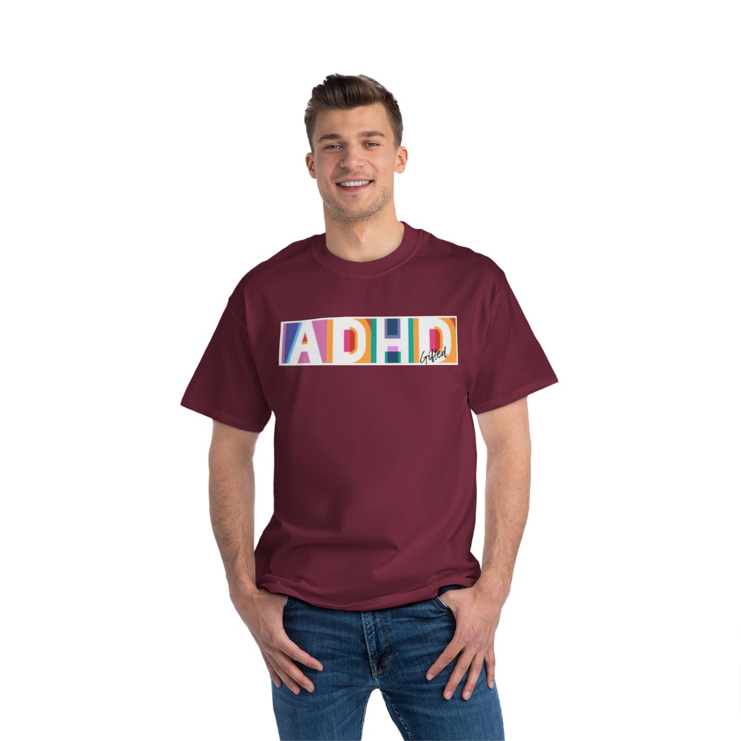ADHD Gifted -  S - 6XL - Short-Sleeve T-Shirt, Rainbow Shirt, Pride Apparel, Equality Tee, Summer Fashion, Gift for Activists