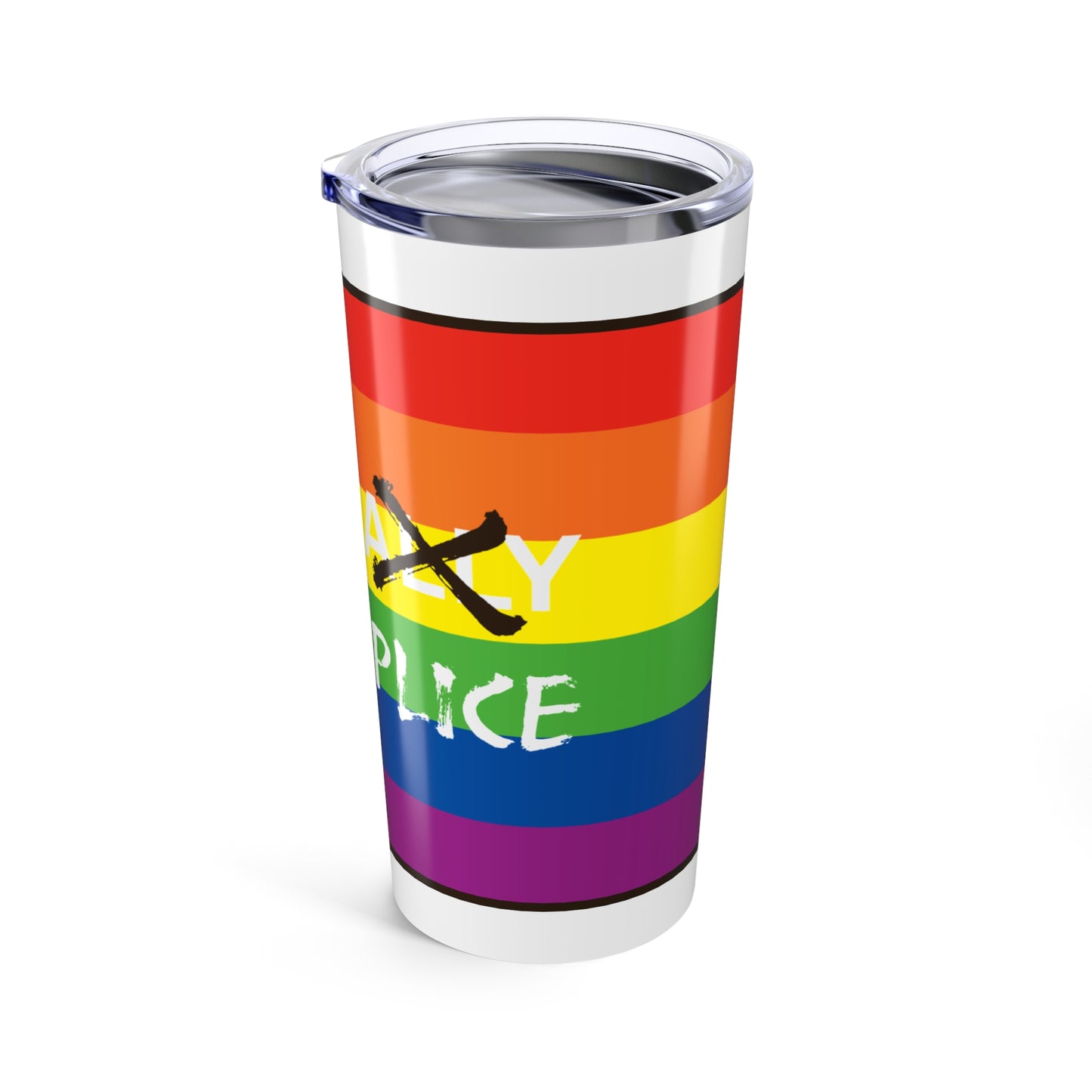 LGBTQ Be An Accomplice Pride 20oz Tumbler - Celebrate Love & Inclusivity