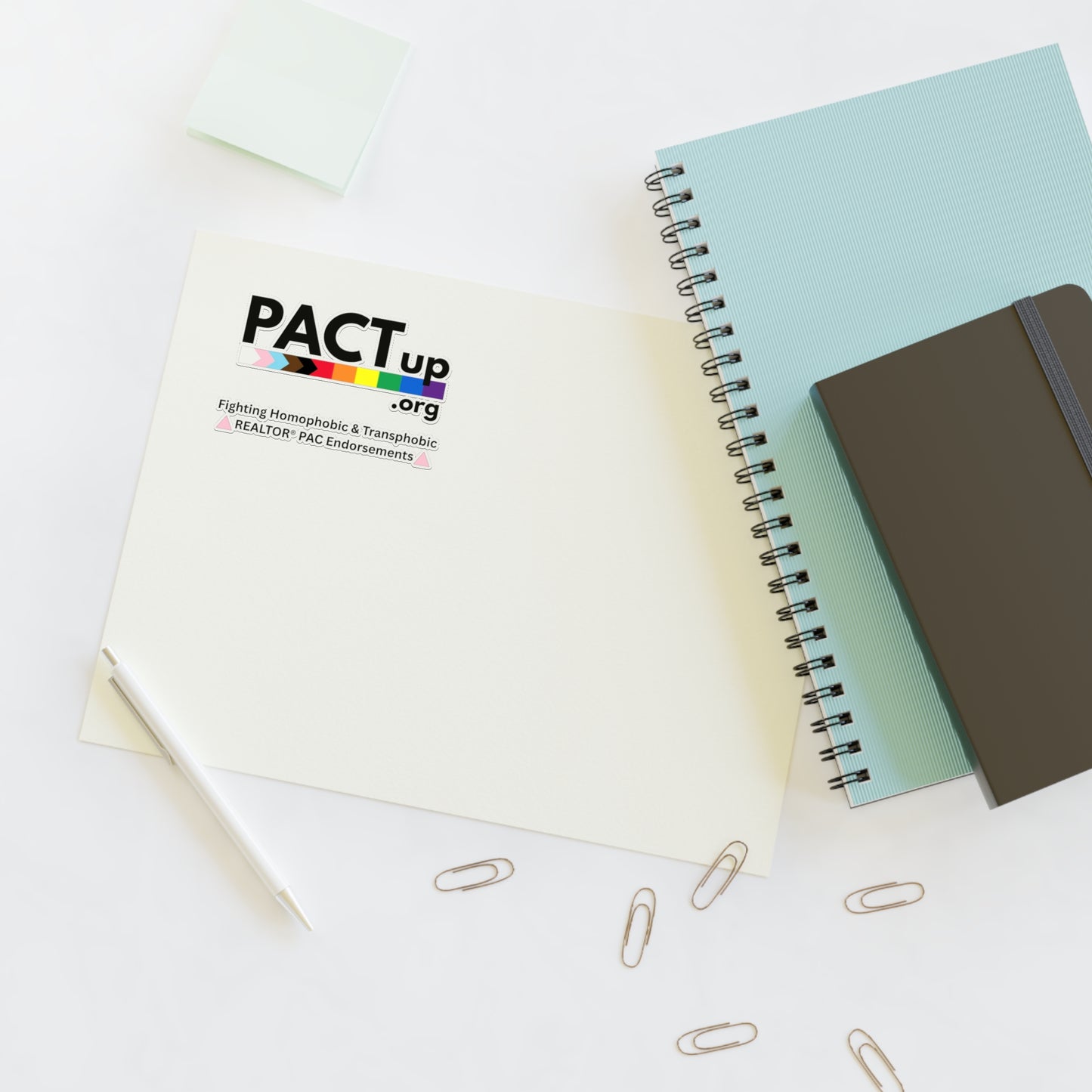 PACT UP - Proud Sticker Sheet - LGBTQ+ Pride Stickers for Self-Expression