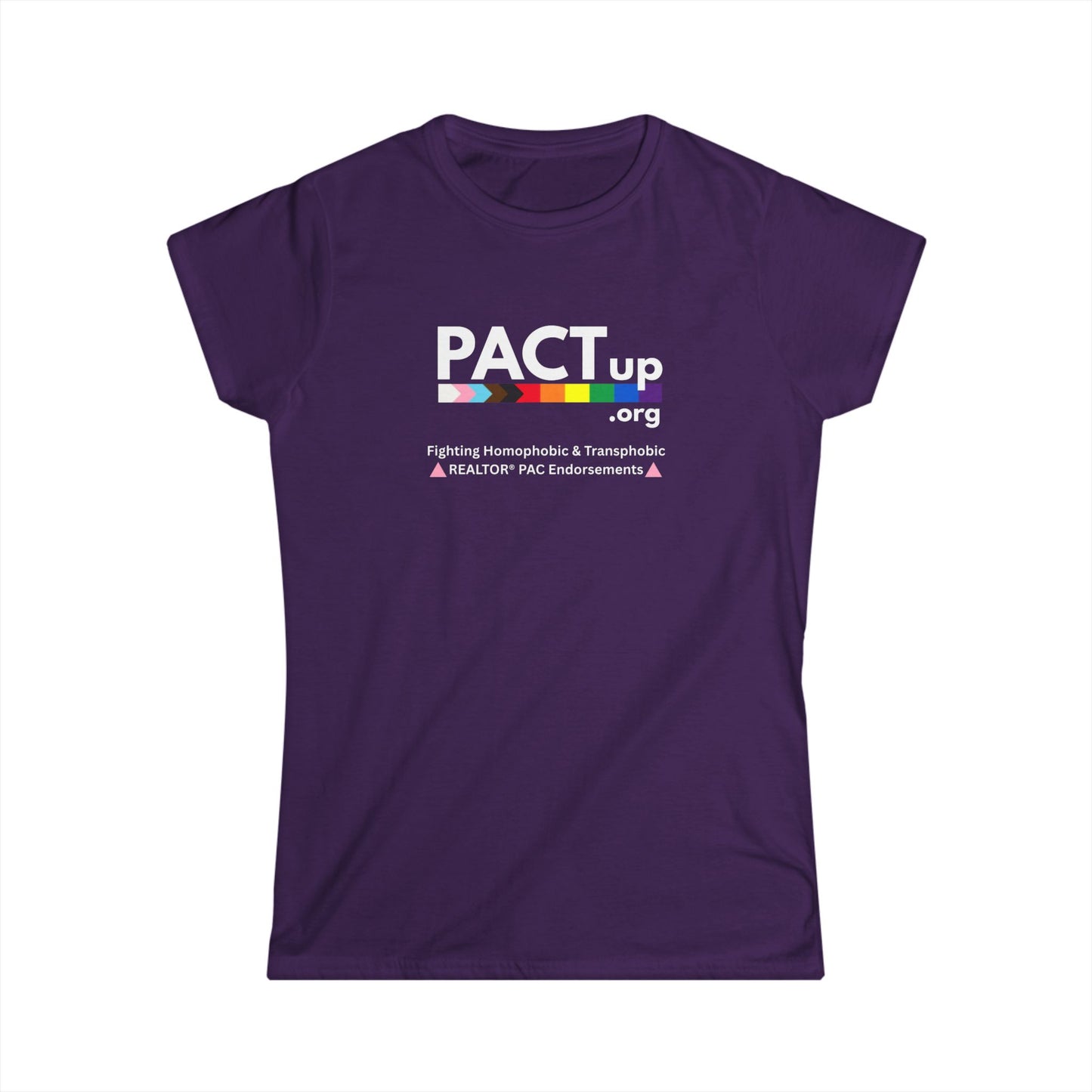 Copy of PACT Up - LGBTQ PRIDE - Women's Softstyle Tee
