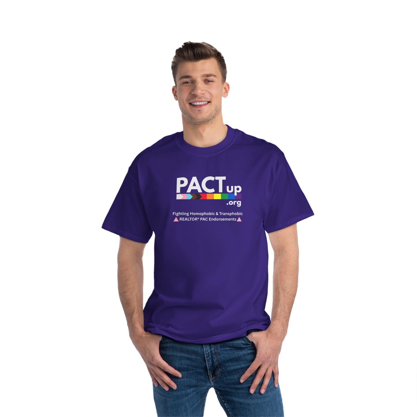 PACT Up -  S - 6XL -  LGBTQ+ Short-Sleeve T-Shirt, Rainbow Shirt, Pride Apparel, Equality Tee, Summer Fashion, Gift for Activists