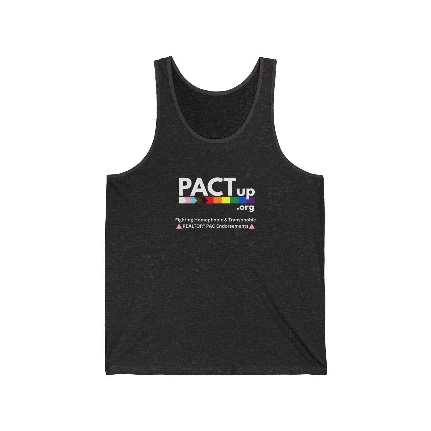 PACT UP - LGBTQ - Pride Unisex Jersey Tank Top - '' Statement Tee