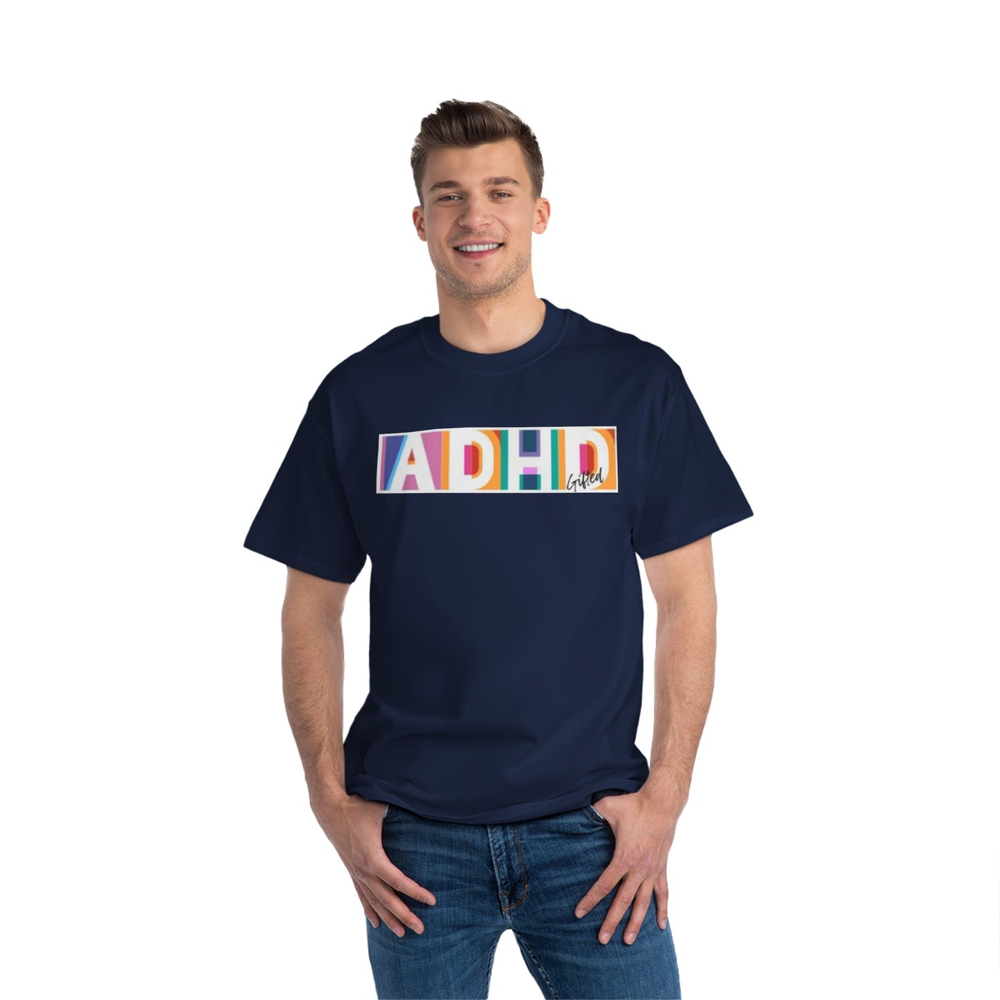 ADHD Gifted -  S - 6XL - Short-Sleeve T-Shirt, Rainbow Shirt, Pride Apparel, Equality Tee, Summer Fashion, Gift for Activists