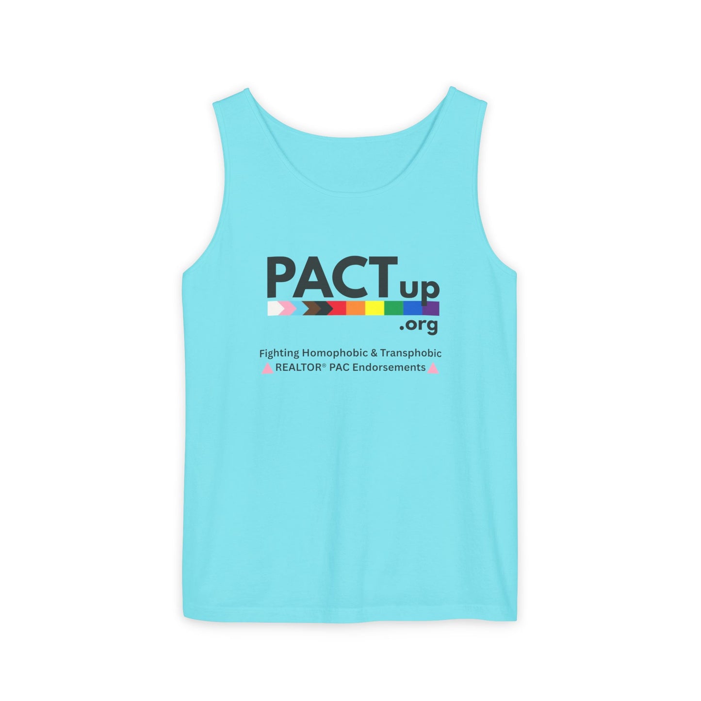 PACT Up - LGBTQ PRIDE - Unisex Garment-Dyed Tank Top