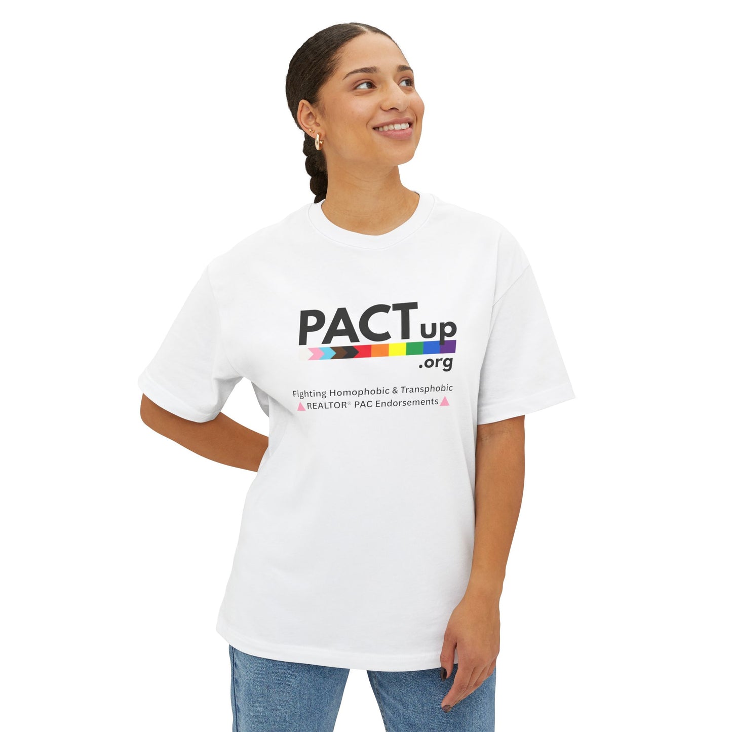 PACT Up - Unisex Oversized Boxy Tee