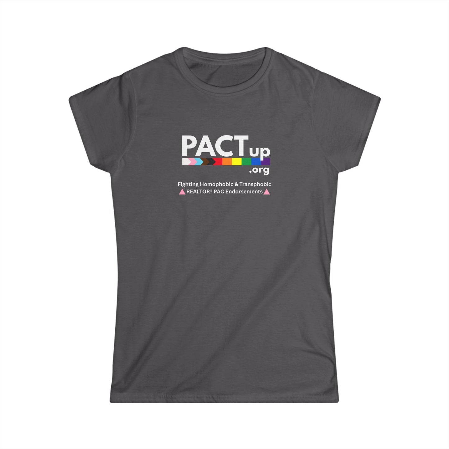 PACT Up - LGBTQ PRIDE - Women's Softstyle Tee