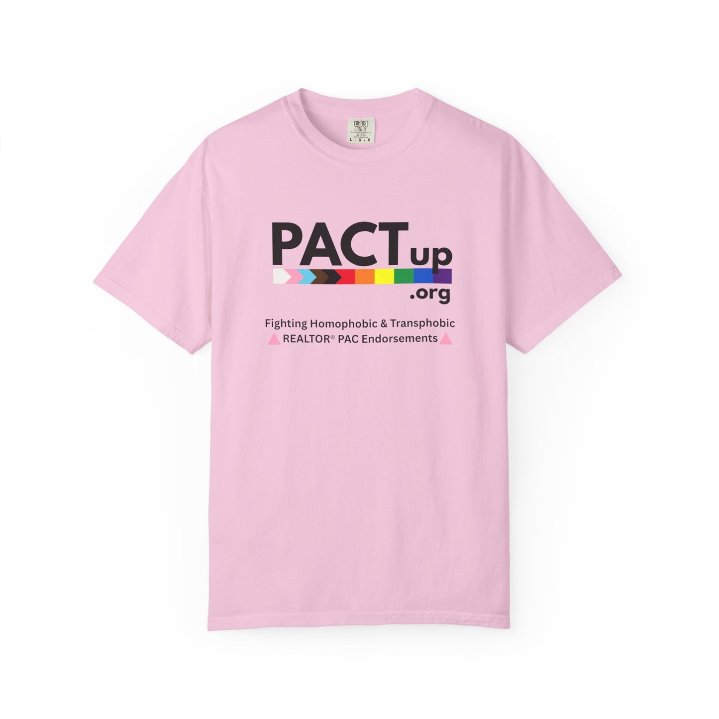 PACT UP - Pride T-Shirt - Unisex Garment-Dyed Tee for LGBTQ+ Advocacy